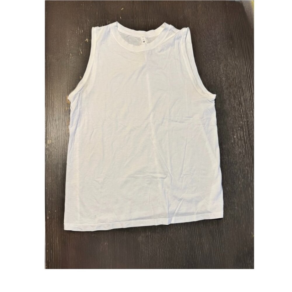Lululemon All Yours White Tank Size 8